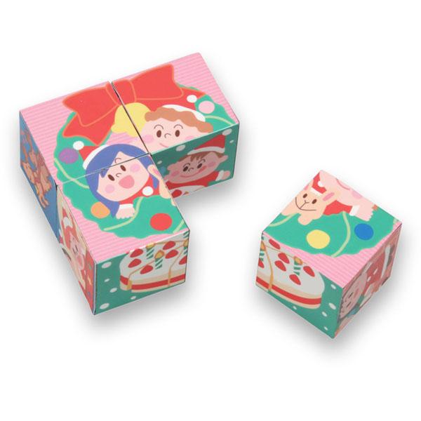 クリスマスキューブパズル こども 幼児向け おもちゃ 知育玩具 ゲーム アーテック 77682 | アーテック