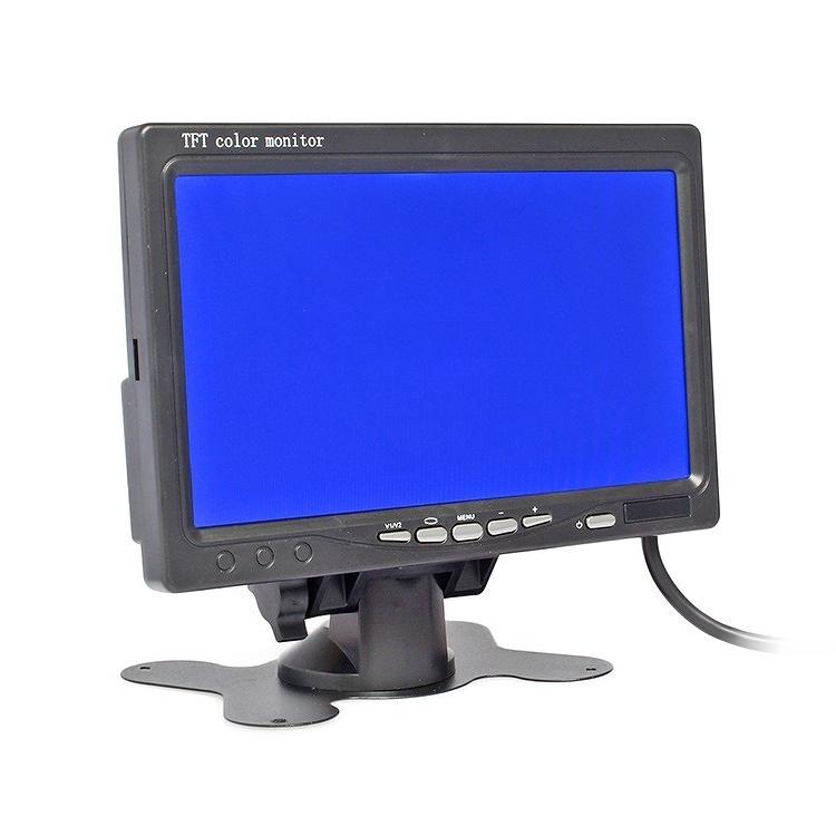 車載用 7インチ モニター リモコン付 車 バックカメラ自動切換 映像反転機能 12Ｖ/24Ｖ対応 TFTオンダッシュ液晶モニター |  | 02