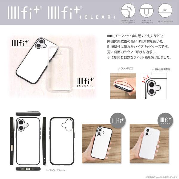 ちいかわ IIIIfit Clear iPhone16 Pro 対応 クリアケース スマホカバー ようせい CK-56D | IIIIfit | 01