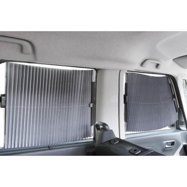 ウィンドウ用 ラクラク蛇腹カーシェード 車 窓 サイド リア 吸盤 サンシェード 日よけ カット可能 HAC4069 |  | 01