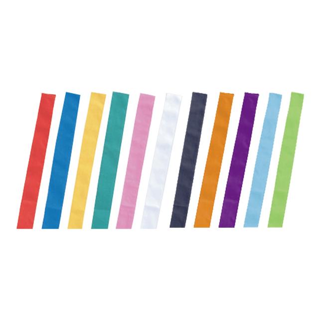 学生の全国大会使用のハチマキ８０枚セット カラーはちまき ハチマキ 全11色 4cm×1.1m 運動会 体育祭 スポーツ