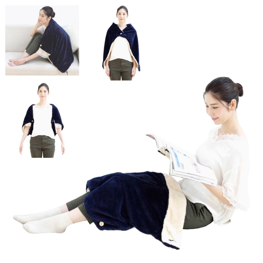 アルインコ ヒーターブランケット 電気毛布 ひざ掛け 足の冷え 冷え性 保温 洗濯可能 MCB005 | ALINCO