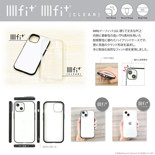 ミッフィー IIIIfit Clear iPhone15 iPhone14 iPhone13対応ケース フレーム 耳 乳白色 半透明 携帯ケース スマホケース カバー MF-450WH (フェイス)｜oupace｜02