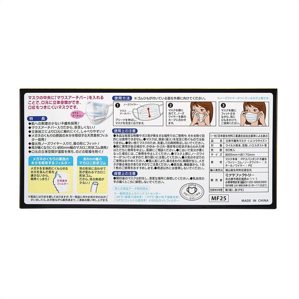 5箱セット Premium 立体不織布マスク ふつうサイズ 300枚 ダブル