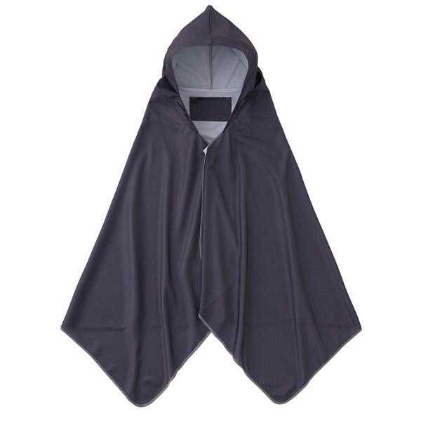 LOGOS クーラーポンチョ UVカット 接触冷感 グレー ネイビー | LOGOS | 01