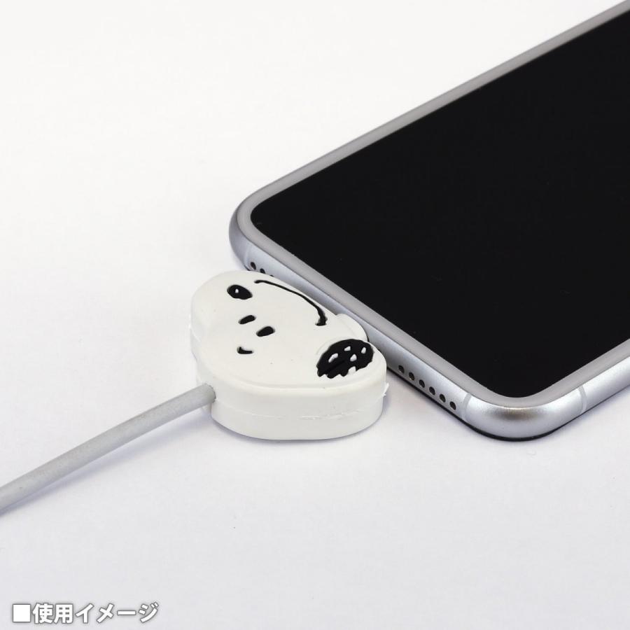 ピーナッツ スヌーピー フェイス キャラクター ケーブルマスコット 断線防止カバー ケーブル保護 Sng 216a Sng 216a Oupace 通販 Yahoo ショッピング