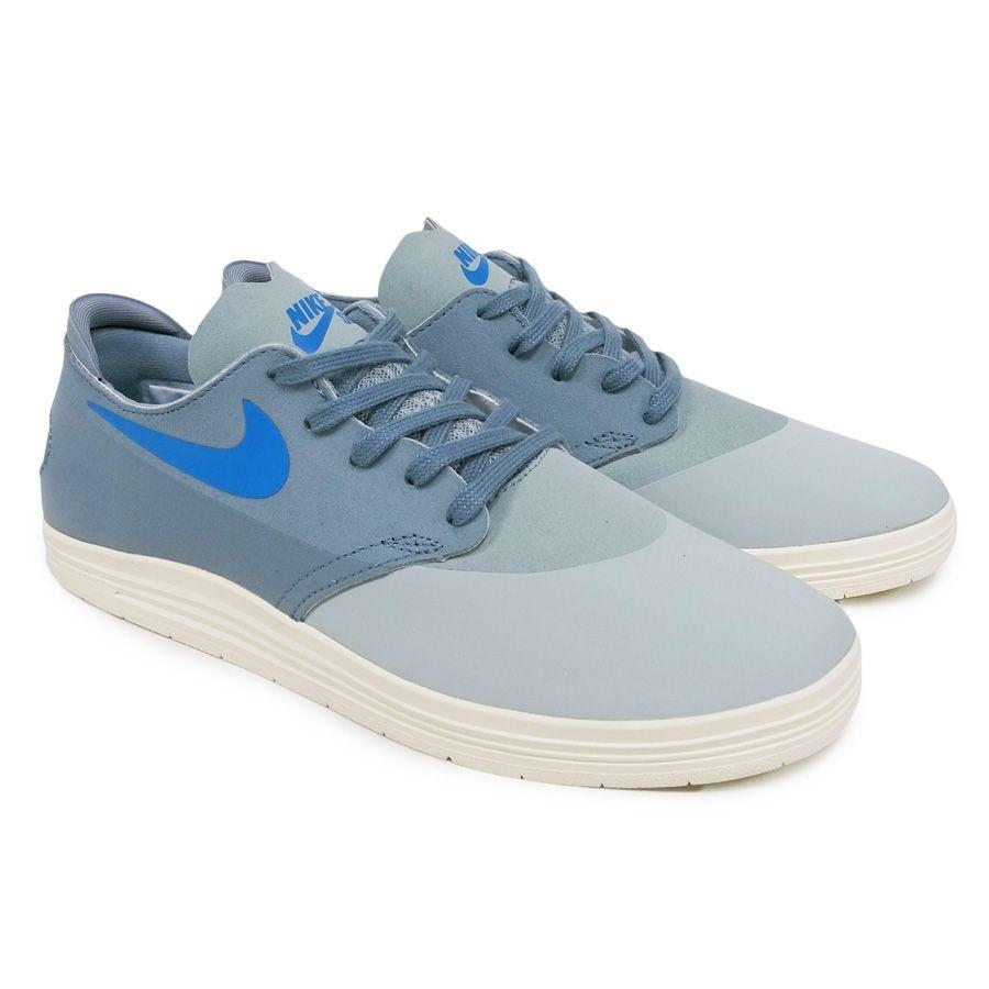 Nike スニーカー ナイキ スケート シューズ Skateboarding Lunar Oneshot Blue ブルー 青 グレー 040 Our S 通販 Yahoo ショッピング