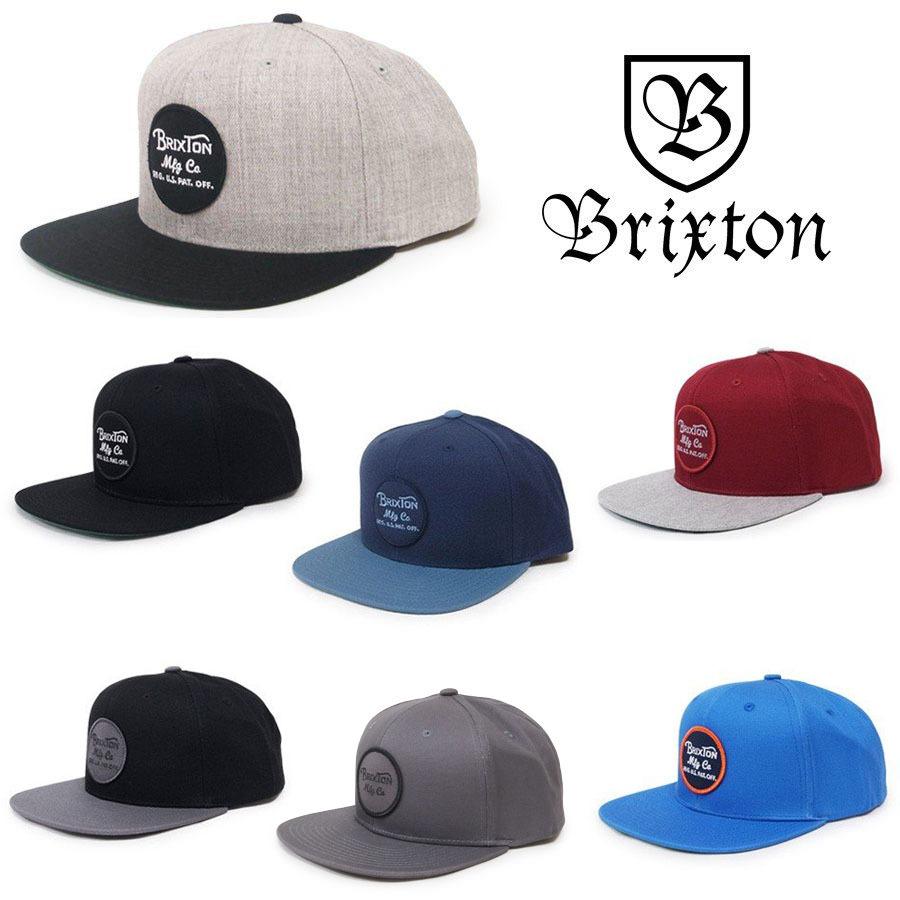 Brixton ブリクストン キャップ 帽子 Wheeler Snapback 6色 グレー ブラック 黒 ブルー ブルー レッド Brixton Our S 通販 Yahoo ショッピング