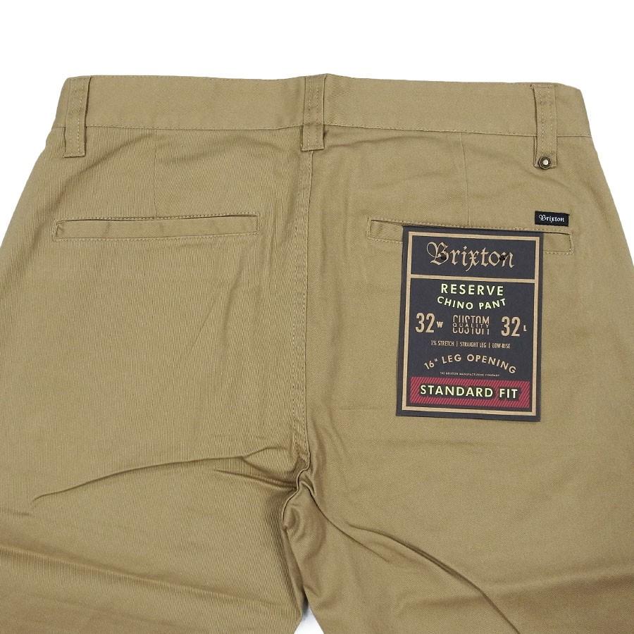 BRIXTON（ブリクストン） チノパンツ ストレート メンズ RESERVE CHINO