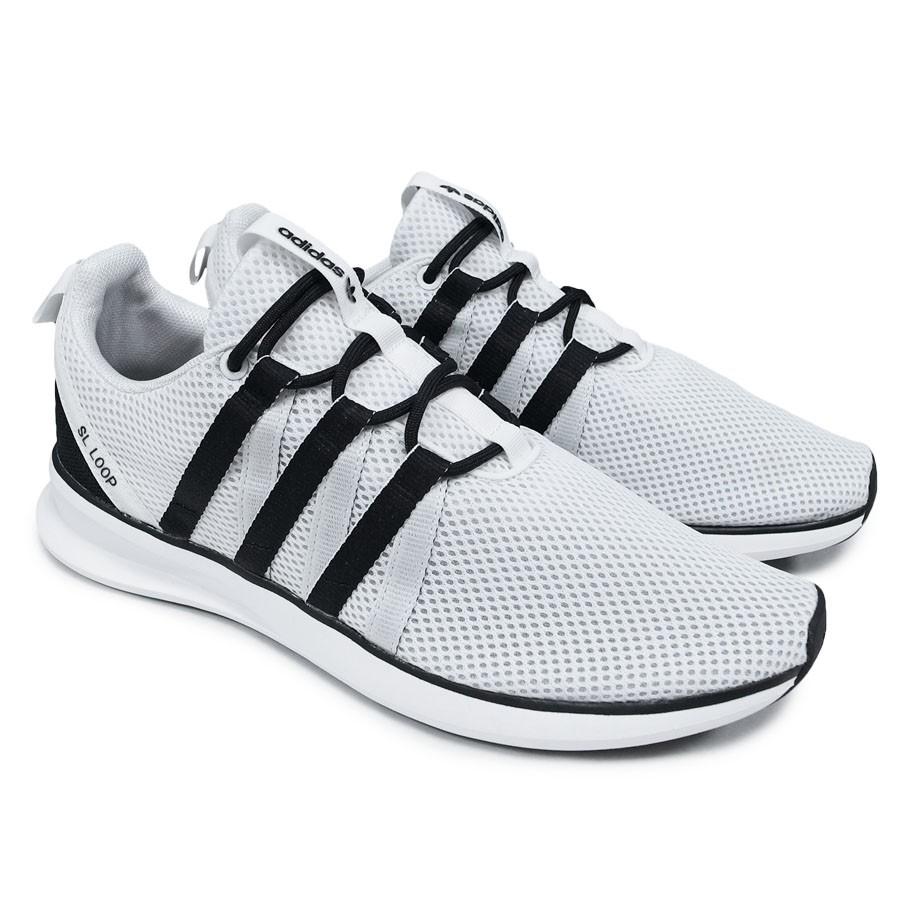 ADIDAS スニーカー アディダス オリジナルズ ランニングシューズ ランシュー ORIGINALS SL LOOP RACER WHITE ホワイト 白 ブラック 黒 :D69443:Our.s - 通販 -