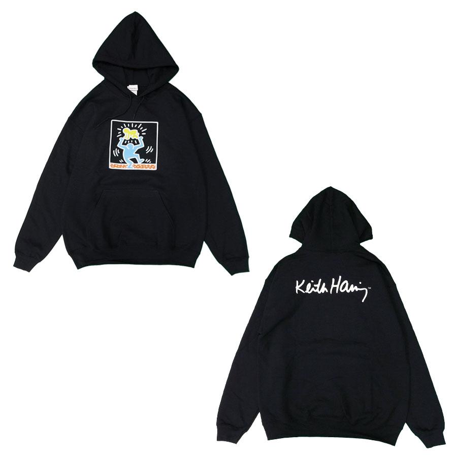 Keith Haring（キース ヘリング） プルオーバーパーカー メンズ