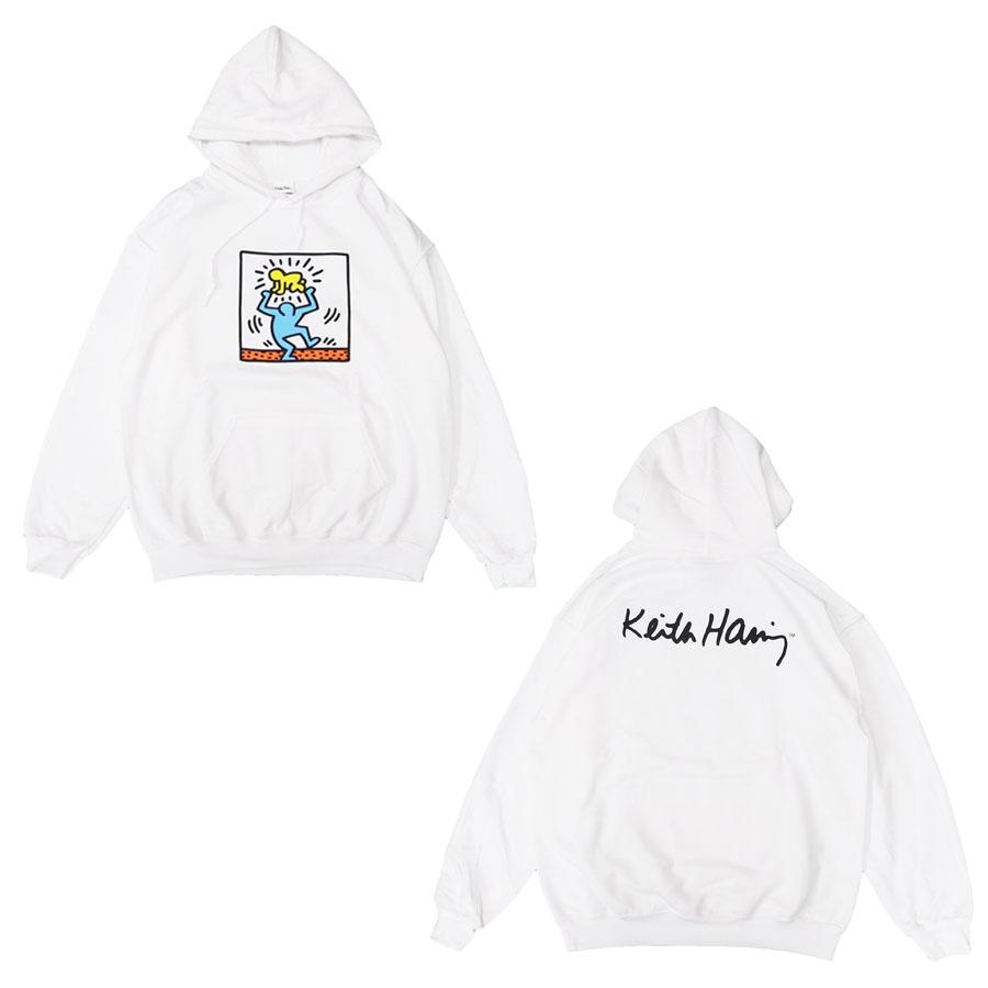 Keith Haring（キース ヘリング） プルオーバーパーカー メンズ