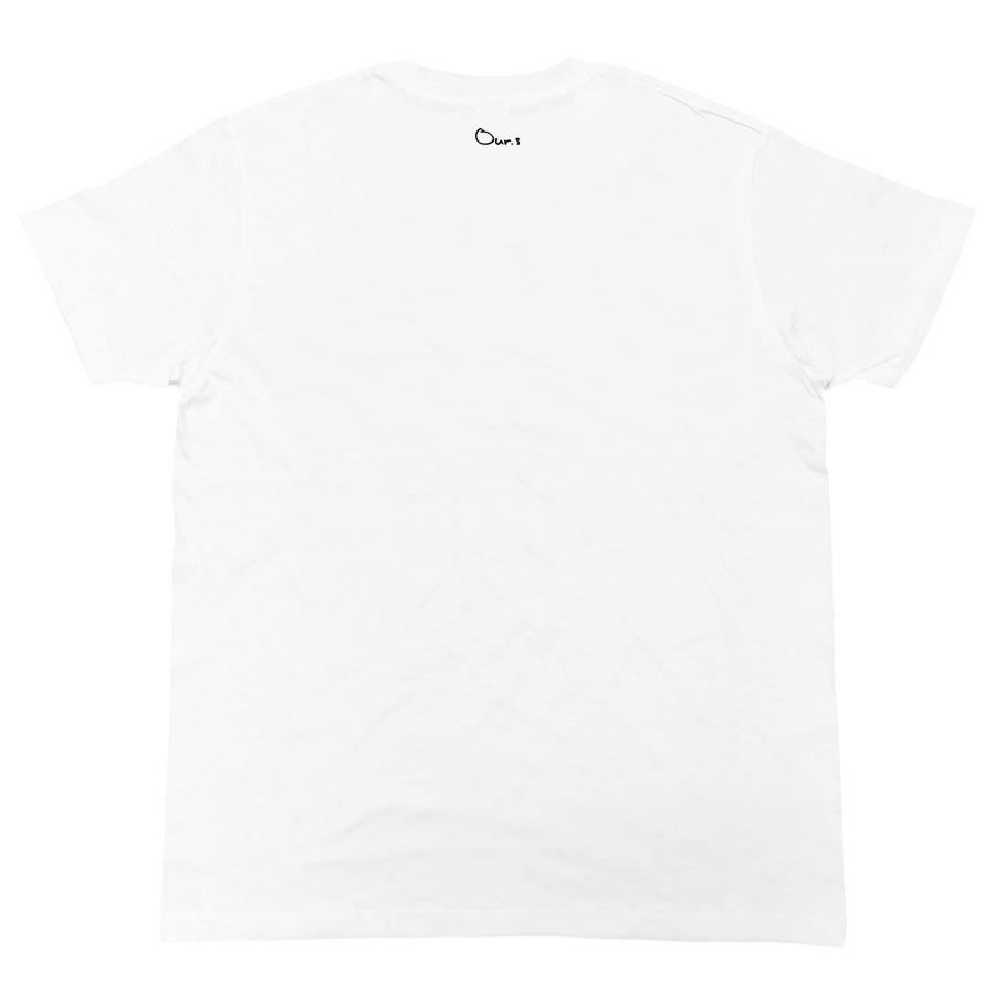 Tシャツ 半袖 送料無料 カットソー トップス メンズ レディース ユニセックス 猫 ネコ CAT ワンポイント ころころ ホワイト 白 ユニーク｜our-s｜02