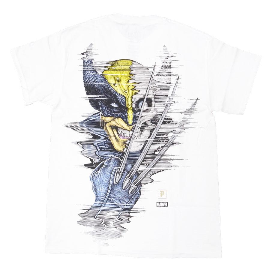 PRIMITIVE プリミティブ ウルヴァリン MARVEL マーベルコミック PJ WOLVERINE S/S TEE 半袖Tシャツ カットソー トップス ホワイト 白｜our-s