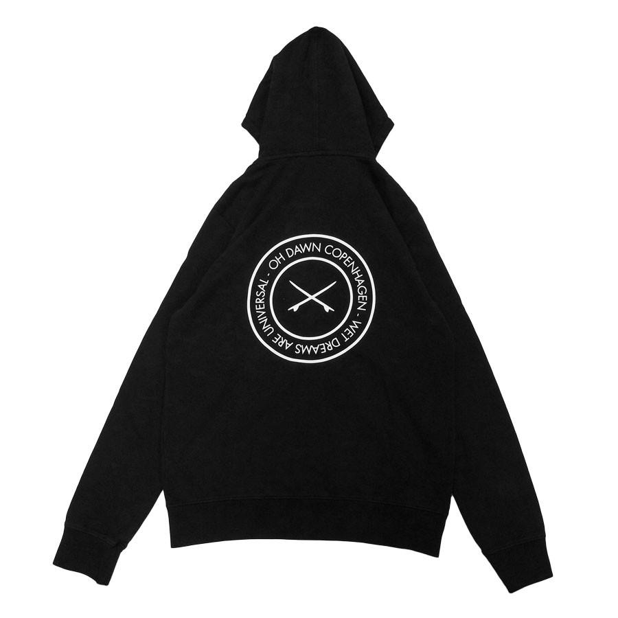 OH×DAWN オードーン パーカー スエット NAUTICAL ZIP HOOD BLACK  