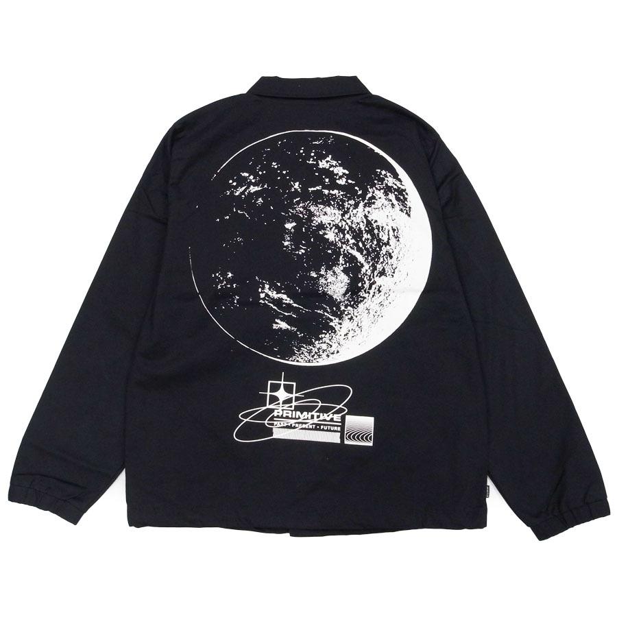 PRIMITIVE プリミティブ コーチジャケット アウター 上着 メンズ レディース MOON COACH JACKET 月 ムーン ブラック 黒｜our-s｜02