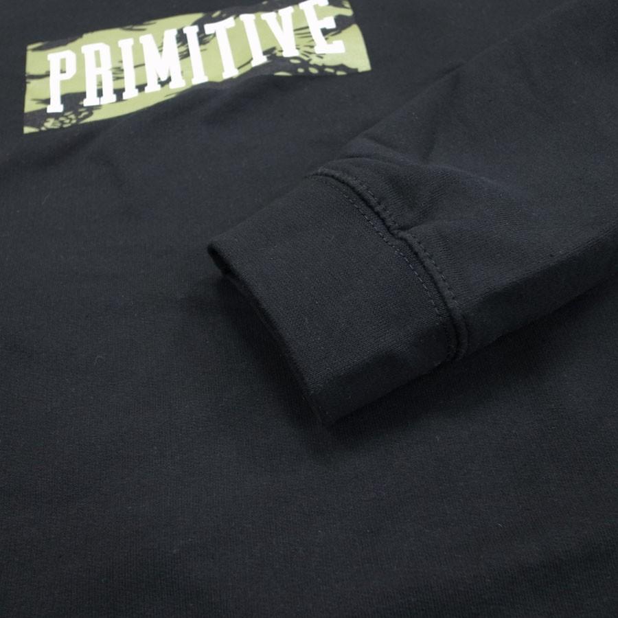 PRIMITIVE プリミティブ スウェット フリース トレーナー BRUSHED CAMO BOX CREW FLEECE BLACK 黒 ブラック｜our-s｜04