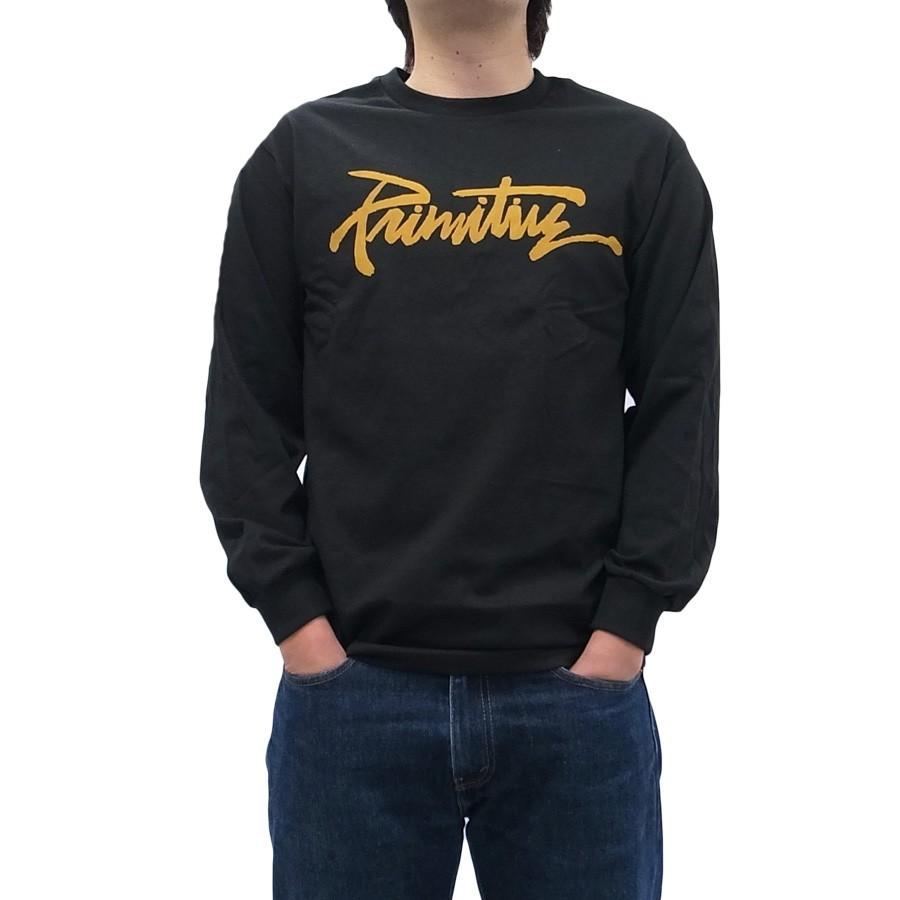 PRIMITIVE プリミティブ THRASHED L/S TEE 3色 長袖Tシャツ カットソー トップス ロングスリーブ 黒 ブラック グレー｜our-s｜06