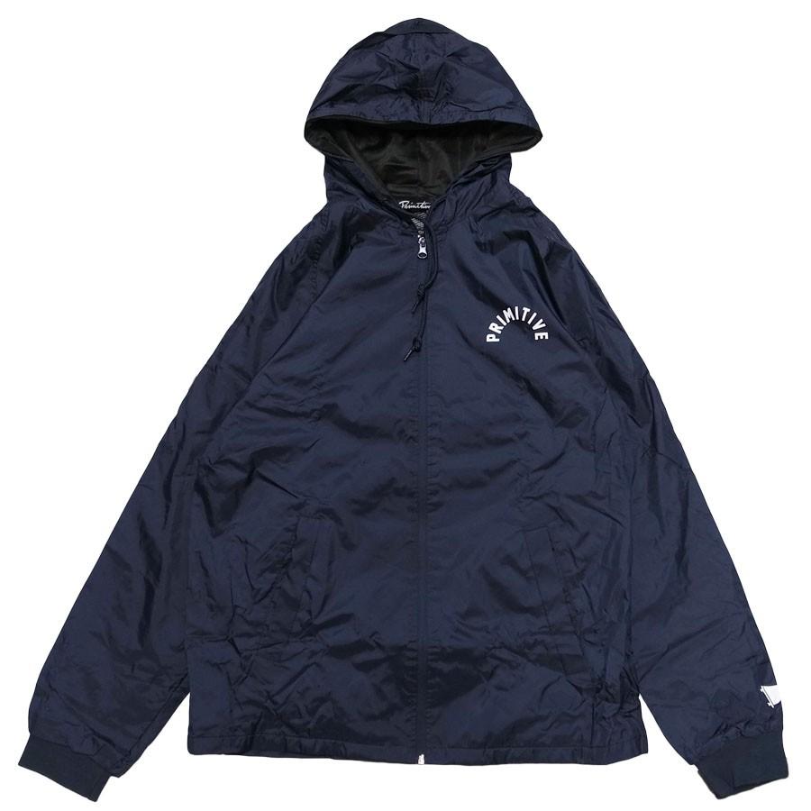 PRIMITIVE プリミティブ BIG ARCH WINDBREAKER JACKET ジャケット アウター 上着 ウィンドブレーカー ネイビー｜our-s