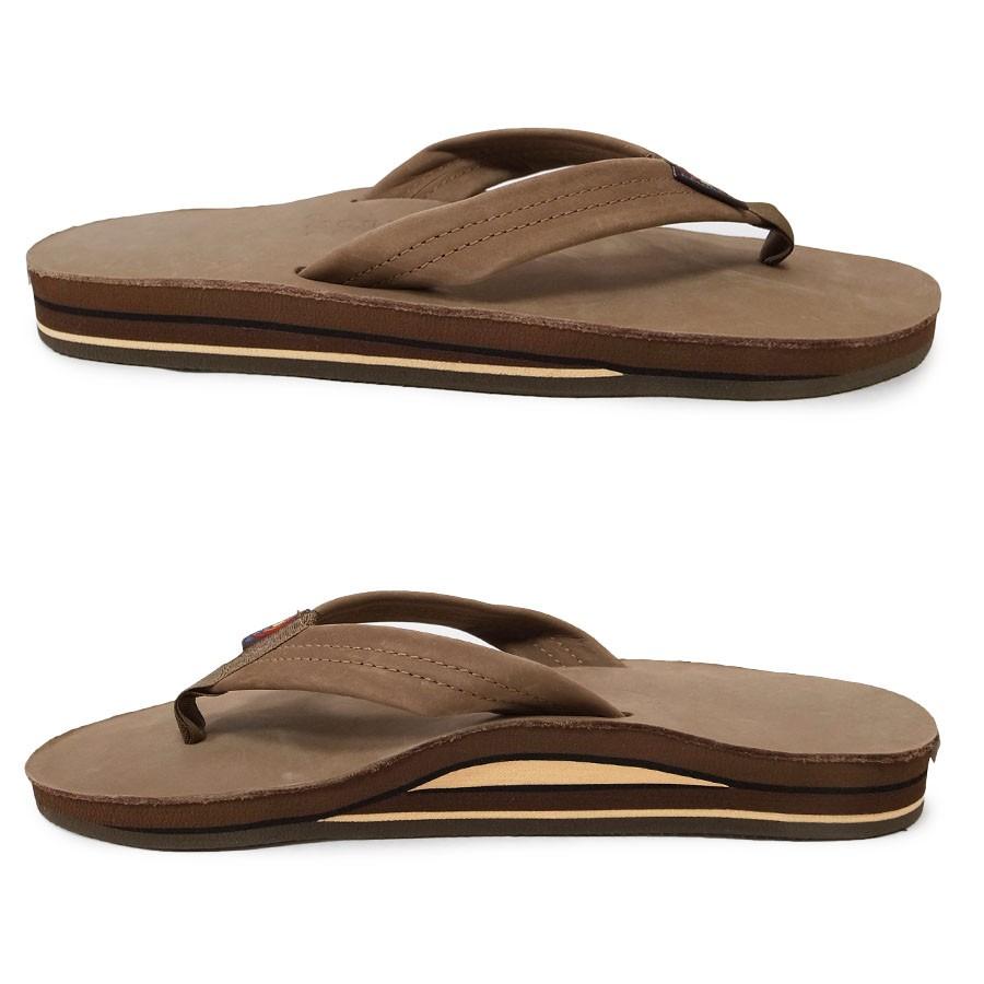 RAINBOW SANDALS レインボーサンダル 302ALTS MENS LEATHER SANDAL DARK BROWN ブラウン