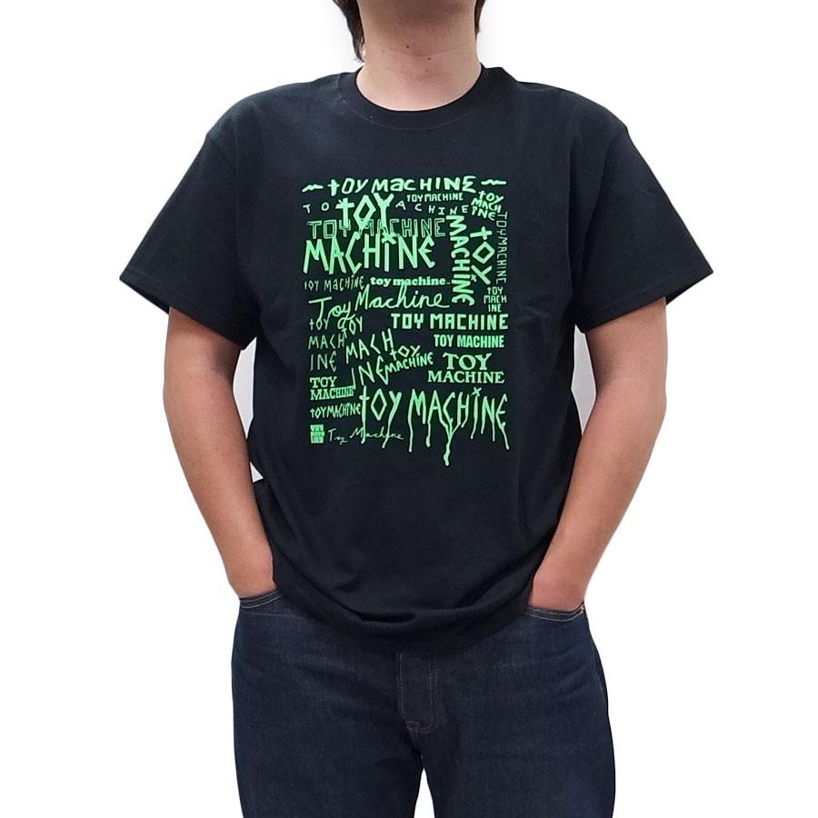 TOY MACHINE トイマシーン メンズ レディース ユニセックス TOYLOGO MIX S/S TEE Tシャツ カットソー ブラック ...