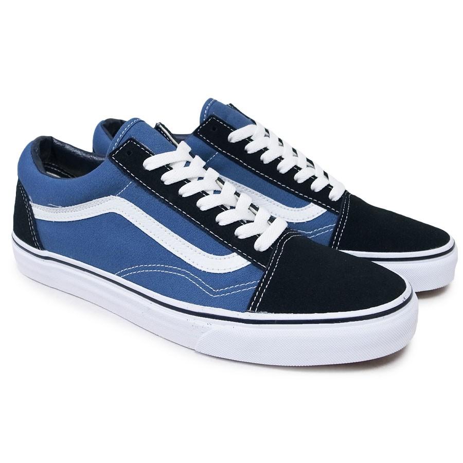 VANS スニーカー バンズ ヴァンズ シューズ オールドスクール OLD SKOOL NAVY 青 ブルー ネイビー :VANS-VN