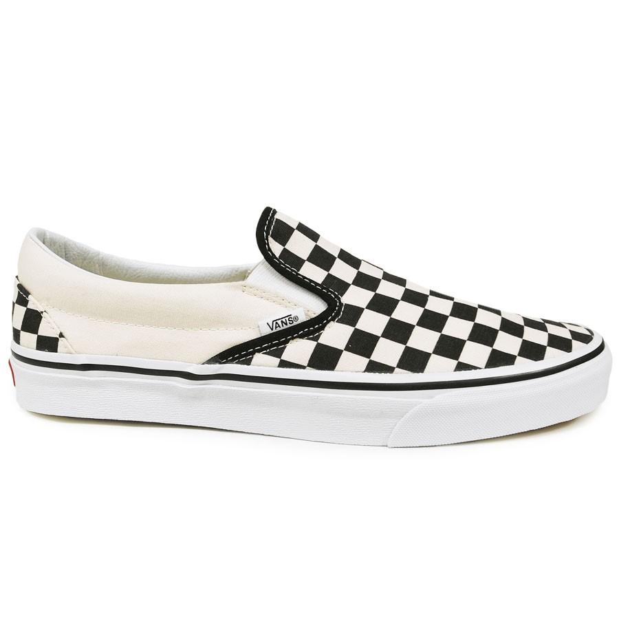 Vans スニーカー バンズ ヴァンズ シューズ スリッポン Classic Slip On Black And White Checker チェッカー フラッグ柄 Vans Vn 0eyebww Our S 通販 Yahoo ショッピング