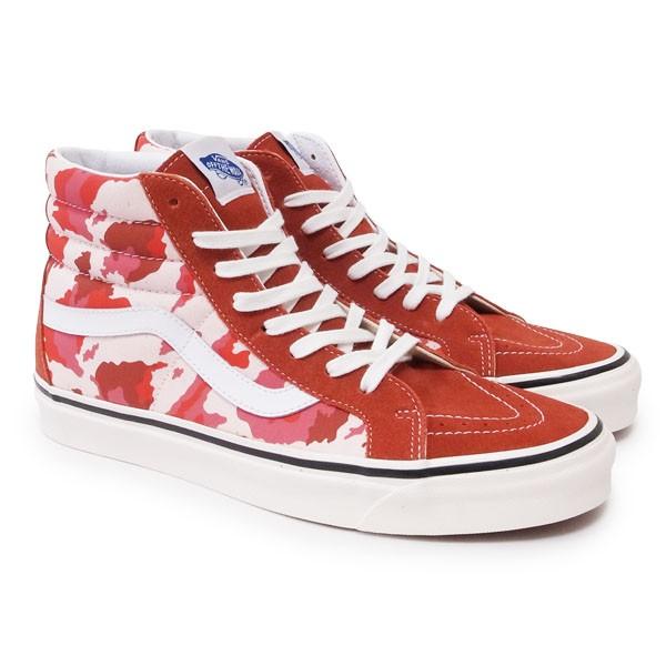 正規代理店 スニーカー Vans バンズを代表する大人気のクラシックモデル バンズ 迷彩 赤 レッド Red Dx 38 Sk8 Hi シューズ ハイカット スケートハイ ヴァンズ シューズ Aquabarroso Com
