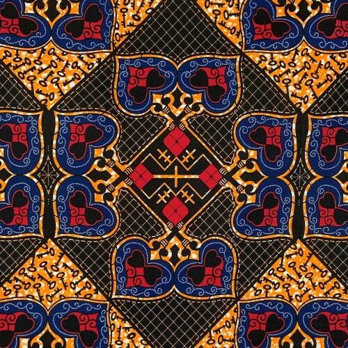 生地 ブロード アフリカンプリント アフリカ 布 50cm単位 ハート 鍵 かぎ 赤 オレンジ 紺 ハンドメイド カットクロス 手芸 材料 パッチワーク Ap Ap Ourense World Textiles 通販 Yahoo ショッピング