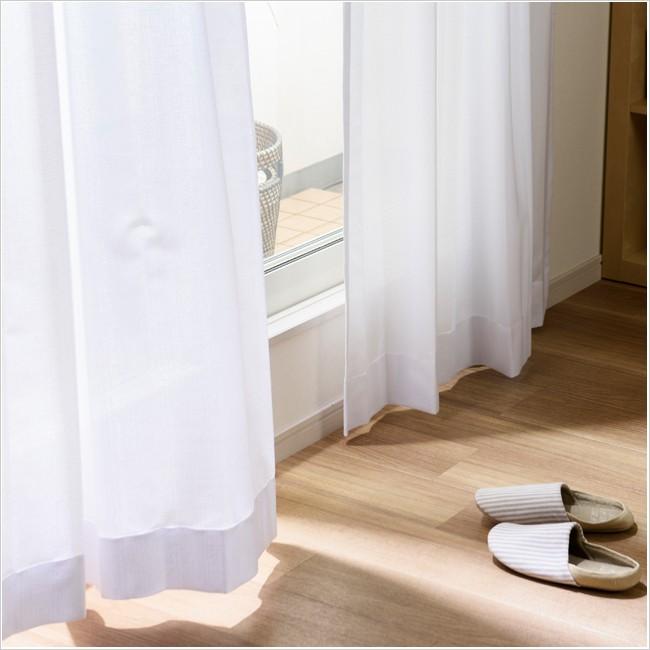 値下げ交渉あり！ホワイトカーテン ミラーレースカーテン 2枚組 UVカット率90%以上 ワイズ レース