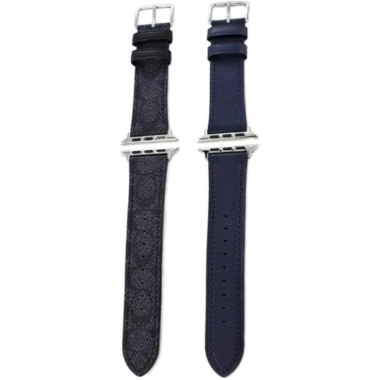 2新品未使用COACH Apple Watch レザー交換バンド COACH（コーチ） アップルウォッチ レザー 交換ベルト2本セット 42mm