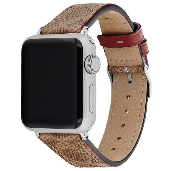 COACH（コーチ） アップルウォッチ レザー 交換バンド 38mm 40mm 41mm