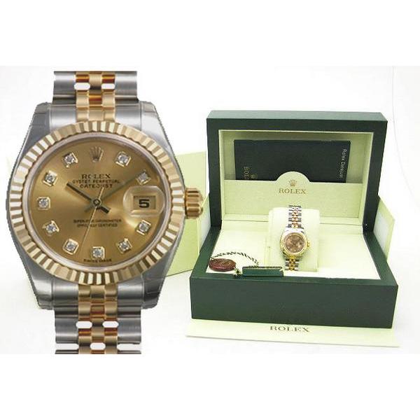 ROLEX ロレックス デイトジャスト ダイヤインデックス イエロー