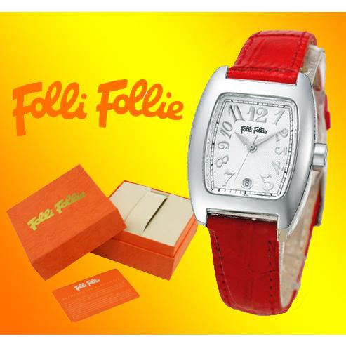 フォリフォリ レディース 時計 S922 Dark Red Folli Follie（フォリフォリ） ウォッチ S922 シルバー／レッド