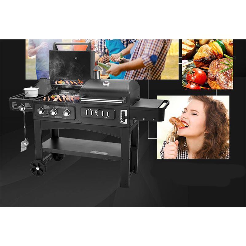 【まとめ売り】 中型BBQ炭火焼きガスグリル 家族3人?8人ぐらい最適 楽しいバーベキューガスグリル 【YWU4210533975】(151311円)