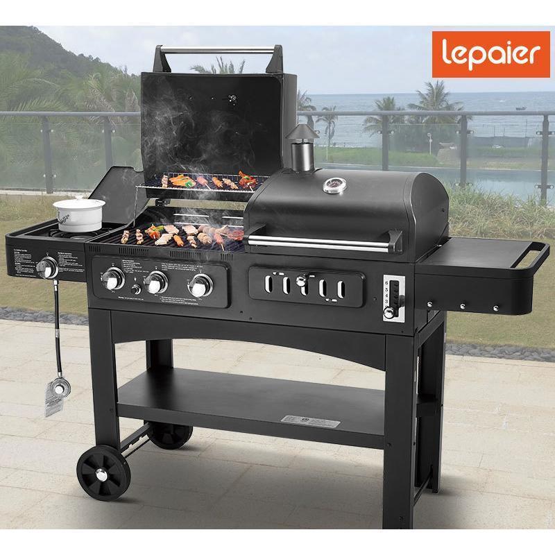 【まとめ売り】 中型BBQ炭火焼きガスグリル 家族3人?8人ぐらい最適 楽しいバーベキューガスグリル 【YWU4210533975】(151311円)
