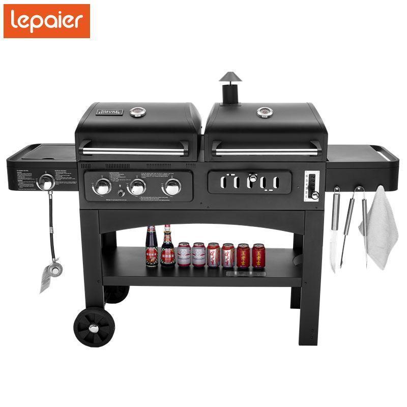 【まとめ売り】 中型BBQ炭火焼きガスグリル 家族3人?8人ぐらい最適 楽しいバーベキューガスグリル 【YWU4210533975】(151311円)