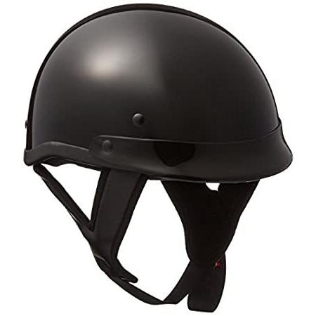 Skid Lid Gloss Traditional Helmet (Black, Small) dofeli.com