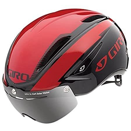Giro Air Attack Shield Bike Helmet - Red Black Small