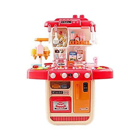 女の子向けプレゼント集結 Play Kitchen Miniature Chef Little My Deao 海外より手に入りにくい人気の商品をお届けいたします Set Induc Accessories 34 With おもちゃ