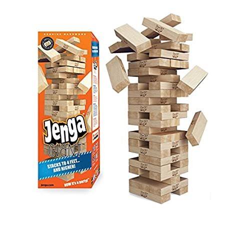 【海外限定】 Giant [ジェンガ]Jenga Genuine [並行輸入品] 01504-24-noAcc Game Hardwood その他おもちゃ