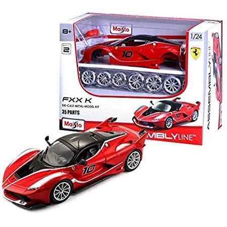 ワンピなど最旬ア！ Maisto 1: 24 Assembly Line Ferrari FXX-K Red ミニカー