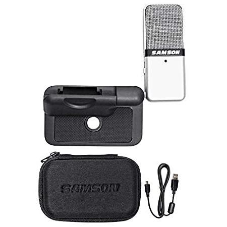 【5％OFF】 GOMIC Samson Go Microphone+Clip+ Condenser Recording Studio Podcast USB Mic コンデンサーマイク