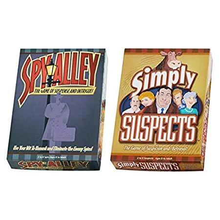 最新最全の Spy Alley & Simply Suspects - 2 Pack Bundle - Award Winning Family Strategy ボードゲーム