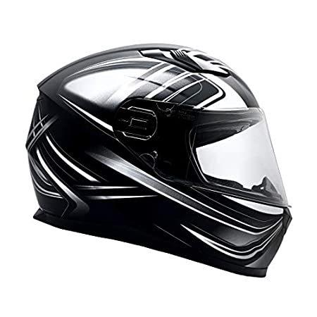Typhoon Adult Full Face Motorcycle Helmet w/Drop Down Sun Shield