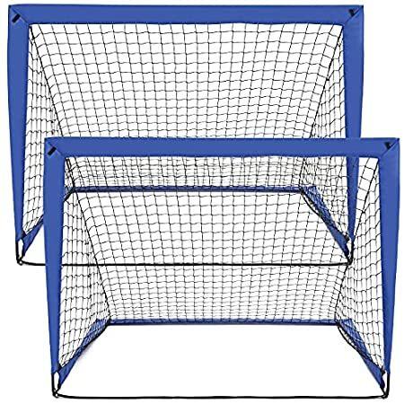 別注 ポータブルサッカーゴールネット 折りたたみ式サッカーターゲットゴール キャリーバッグ付き 子供とティーン用 裏庭でのゲームと練習 2個セット サイズ4 公式通販 Sportsbazzar Com