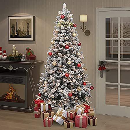 販売銀座 Maypex 5フィート プリライト 雪 フロック ヒンジ 人工クリスマスツリー メタルスタンド付き 雪 クリスマス スプルースツリー 300個のle 限定セールの大割引 Witha Co Jp