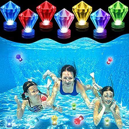 【お取り寄せ】 12 Diving Dark The in Glow Multi-Color Toys Pool up Light Diamonds Dive Pcs その他設備、備品