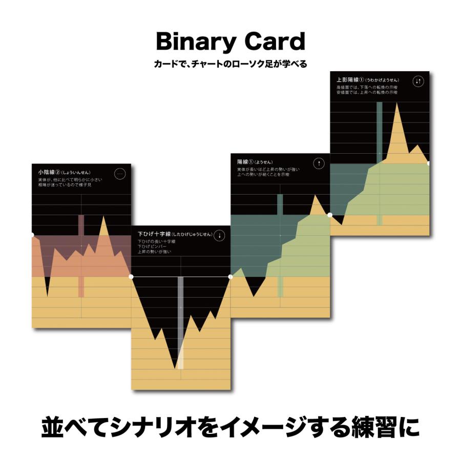 バイナリーカード（ローソク足カード）33枚 解説書付 バイナリーオプション ハイローオーストラリア テクニカル分析 |  | 02