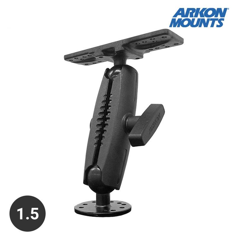 魚探マウント 1.5インチボール ユニバーサルトップセット Arkon Mounts アーコンマウント 魚群探知機 取り付け 架台 ボート カヤック｜outbreak｜02